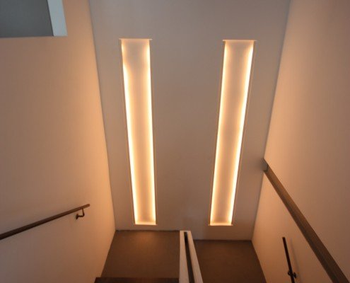 Beleuchtungskonzept für das Wohnen auf mehreren Ebenen